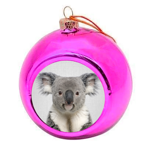 Koala - Colorful - colourful christmas bauble by Gal Design
