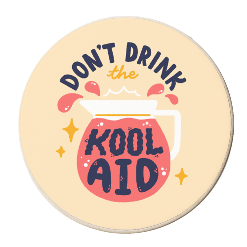 Kool aid - personalised beer coaster by Matt Joyce