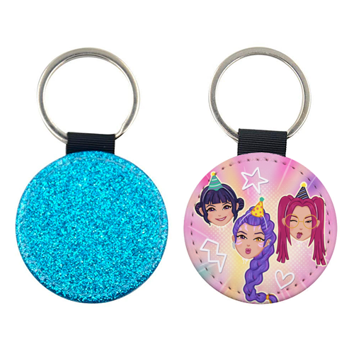 Kpop Demon Hunters - keyring by Loren Grosvenor