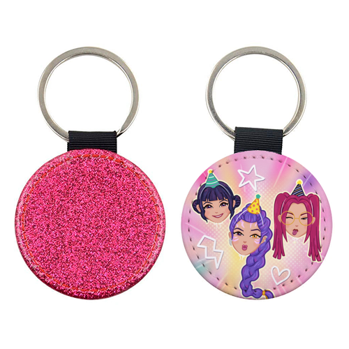 Kpop Demon Hunters - keyring by Loren Grosvenor