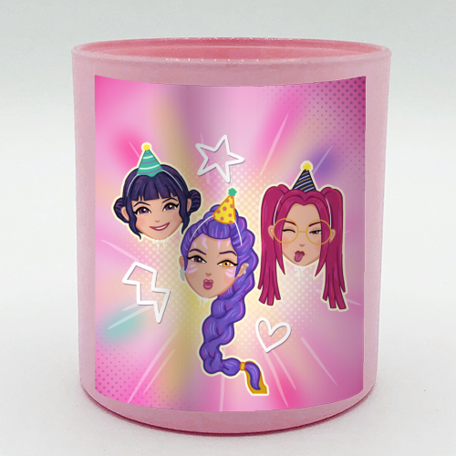 Kpop Demon Hunters - scented candle by Loren Grosvenor