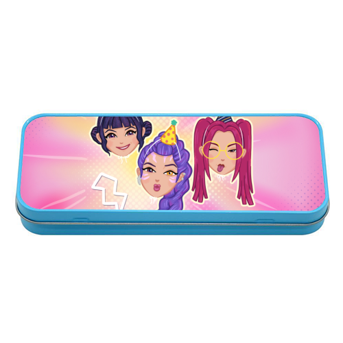 Kpop Demon Hunters - tin pencil case by Loren Grosvenor