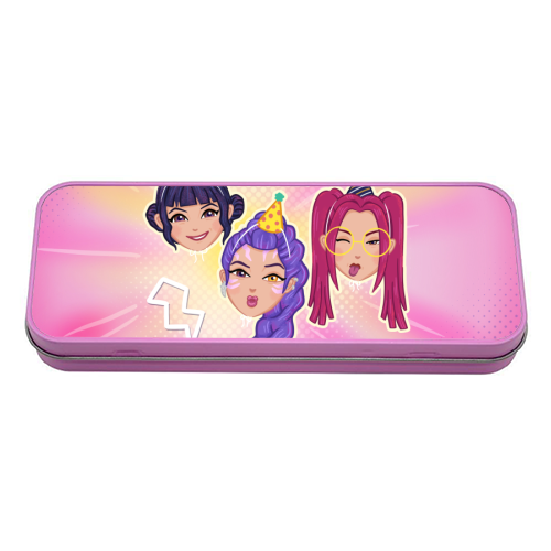 Kpop Demon Hunters - tin pencil case by Loren Grosvenor