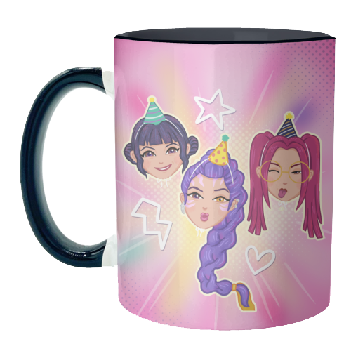 Kpop Demon Hunters - unique mug by Loren Grosvenor