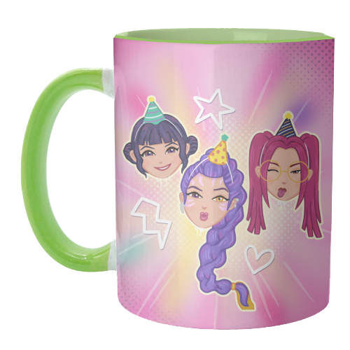 Kpop Demon Hunters - unique mug by Loren Grosvenor