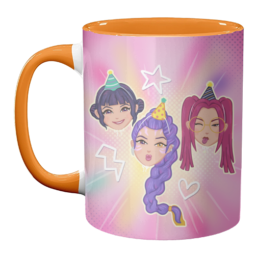 Kpop Demon Hunters - unique mug by Loren Grosvenor