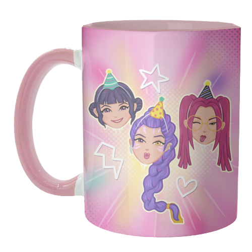 Kpop Demon Hunters - unique mug by Loren Grosvenor