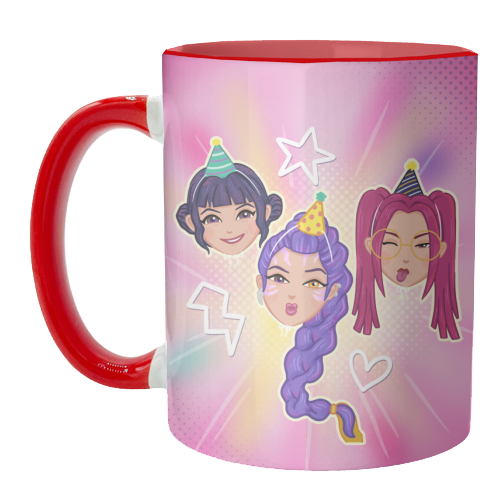 Kpop Demon Hunters - unique mug by Loren Grosvenor
