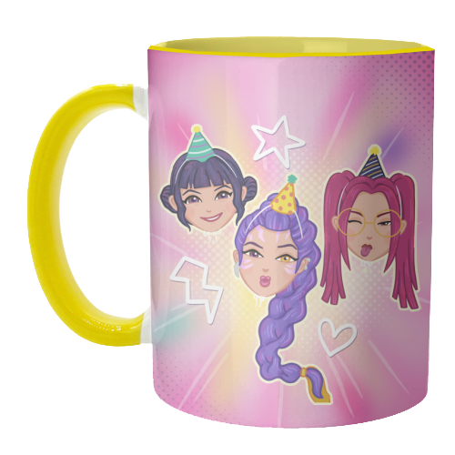 Kpop Demon Hunters - unique mug by Loren Grosvenor
