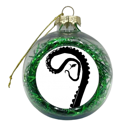 Kraken time - xmas bauble by Justin Parker