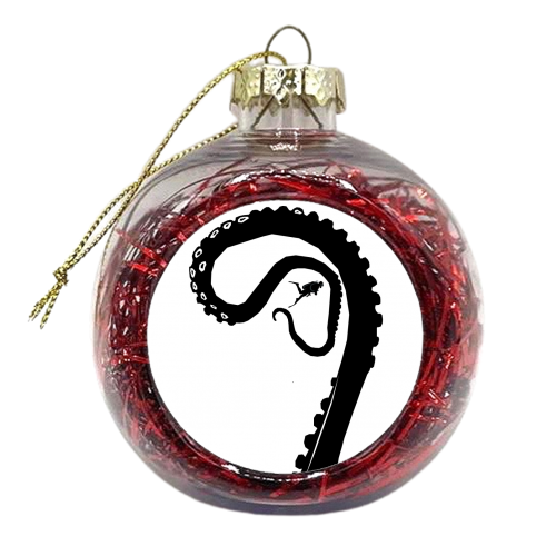 Kraken time - xmas bauble by Justin Parker