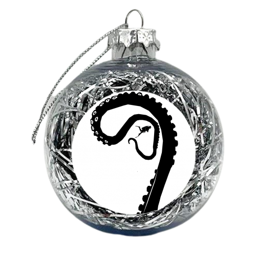 Kraken time - xmas bauble by Justin Parker