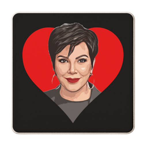 Kris J - personalised beer coaster by DOLLY WOLFE