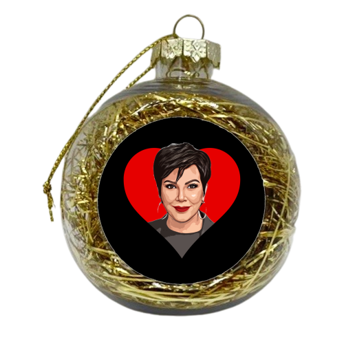 Kris J - xmas bauble by DOLLY WOLFE