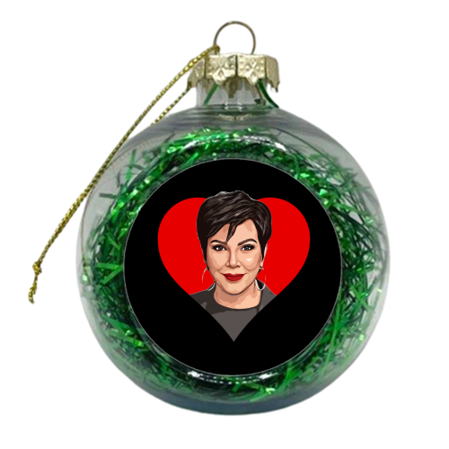 Kris J - xmas bauble by DOLLY WOLFE