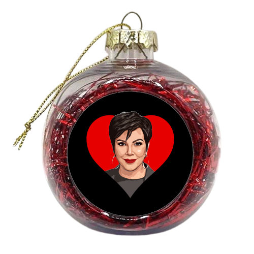 Kris J - xmas bauble by DOLLY WOLFE