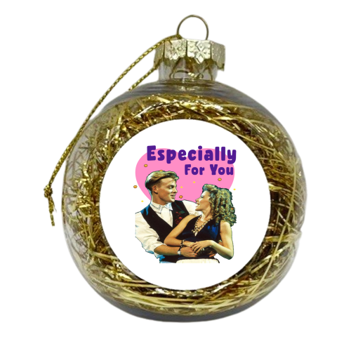 Kylie and Jason Especially For You - xmas bauble by Card and Cake