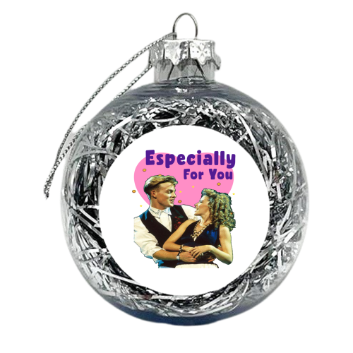 Kylie and Jason Especially For You - xmas bauble by Card and Cake