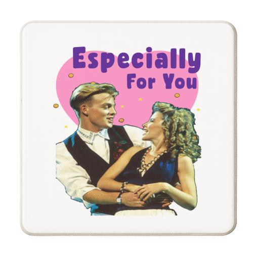 Kylie and Jason Especially For You - personalised beer coaster by Card and Cake