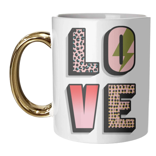 L O V E - unique mug by Nichola Cowdery