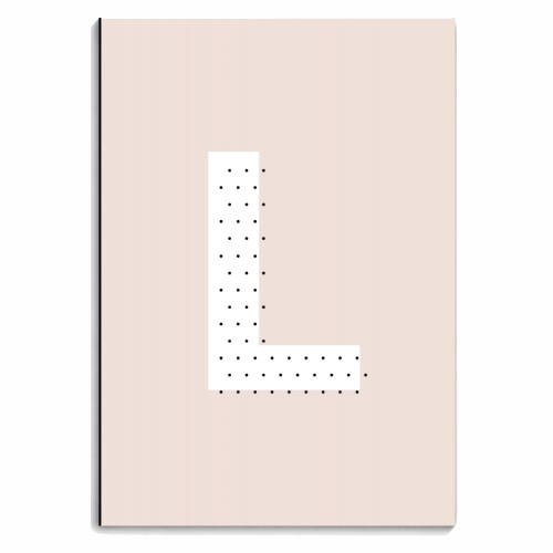L Polka Dot Initial - personalised A4, A5, A6 notebook by Toni Scott