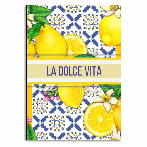 La Dolce Vita - personalised A4, A5, A6 notebook by Lilly Rose