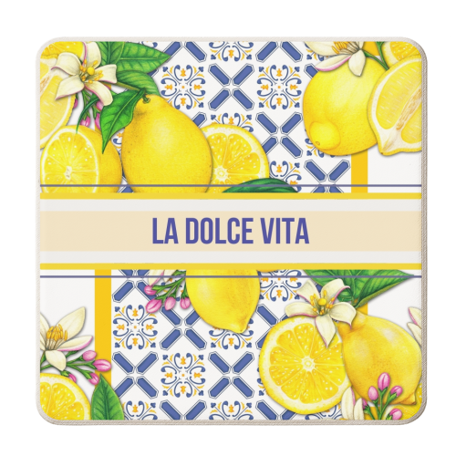 La Dolce Vita - personalised beer coaster by Lilly Rose