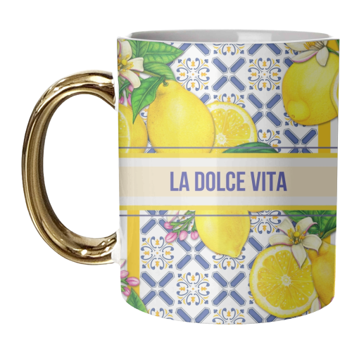 La Dolce Vita - unique mug by Lilly Rose