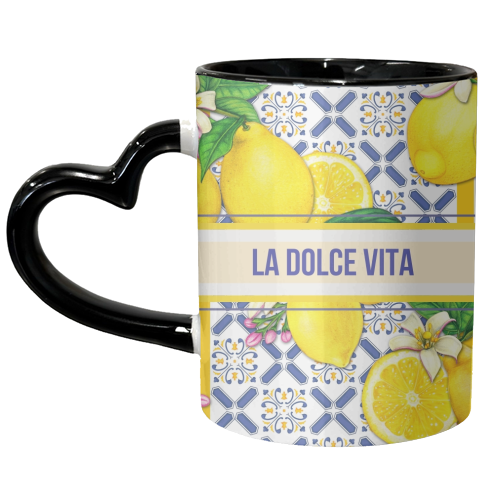 La Dolce Vita - unique mug by Lilly Rose