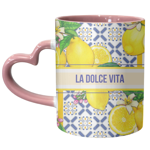 La Dolce Vita - unique mug by Lilly Rose