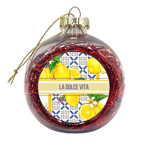 La Dolce Vita - xmas bauble by Lilly Rose