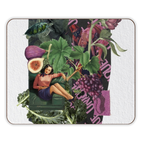 Lá femme d'argent - designer placemat by Antonieta