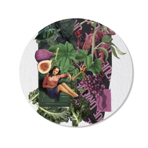 Lá femme d'argent - Magnet by Antonieta