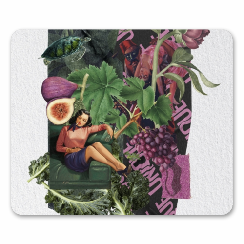 Lá femme d'argent - mouse mat by Antonieta