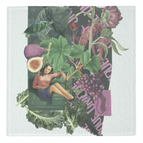 Lá femme d'argent - personalised beer coaster by Antonieta