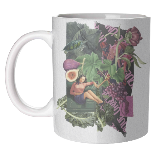 Lá femme d'argent - unique mug by Antonieta