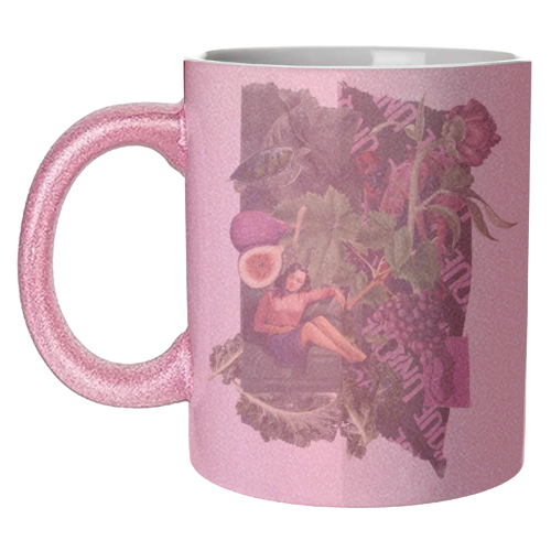 Lá femme d'argent - unique mug by Antonieta