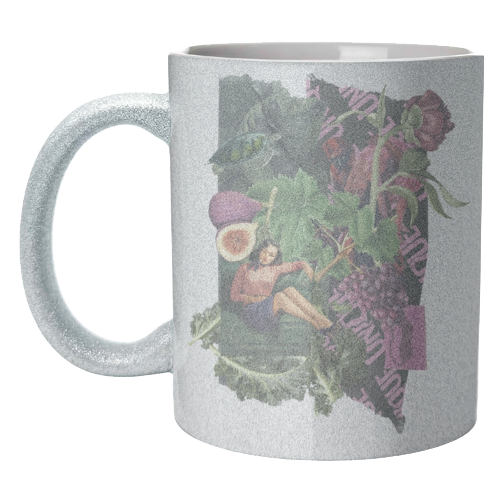 Lá femme d'argent - unique mug by Antonieta