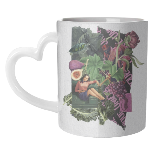 Lá femme d'argent - unique mug by Antonieta