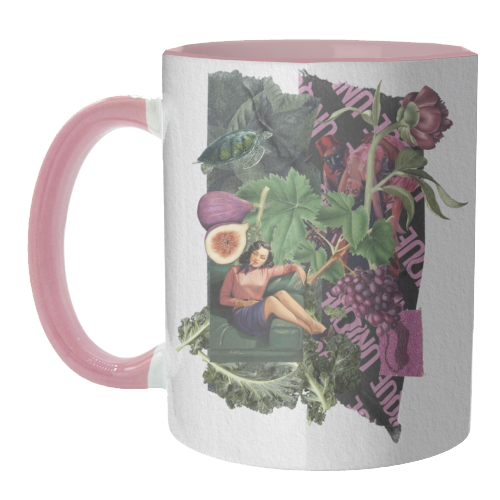 Lá femme d'argent - unique mug by Antonieta