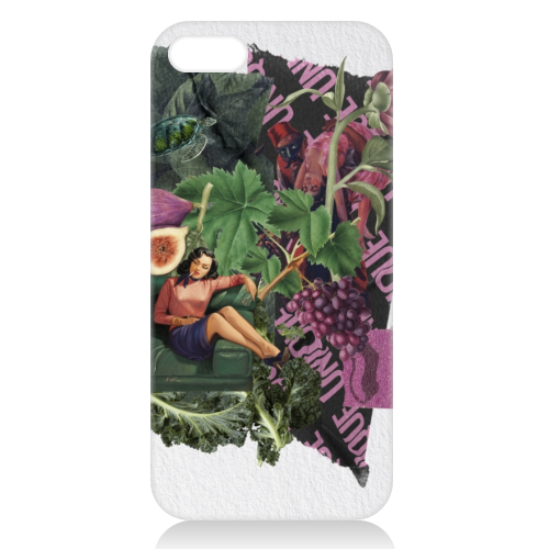 Lá femme d'argent - unique phone case by Antonieta