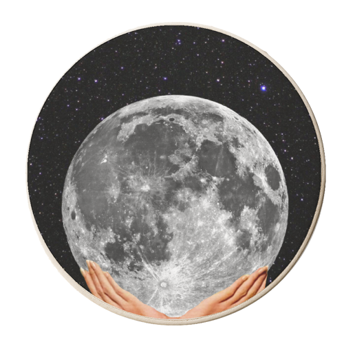 La Luna - personalised beer coaster by Maya Land