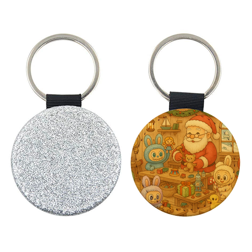 Labubu Christmas - keyring by Ms Doodle