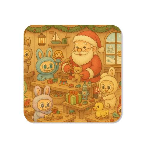 Labubu Christmas - Magnet by Ms Doodle
