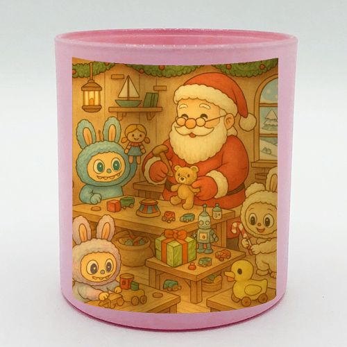 Labubu Christmas - scented candle by Ms Doodle