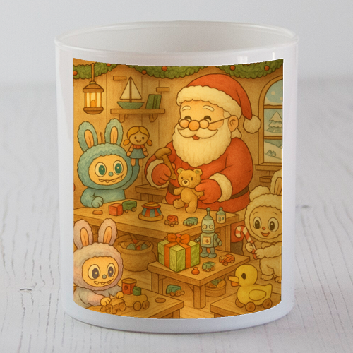 Labubu Christmas - scented candle by Ms Doodle