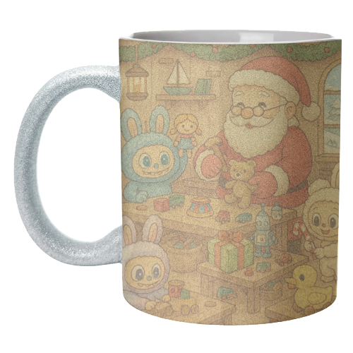 Labubu Christmas - unique mug by Ms Doodle