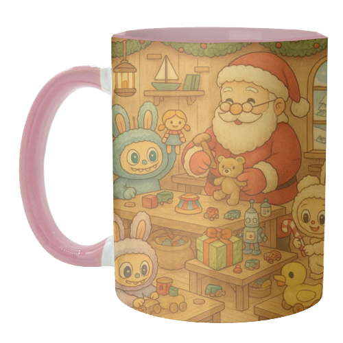 Labubu Christmas - unique mug by Ms Doodle