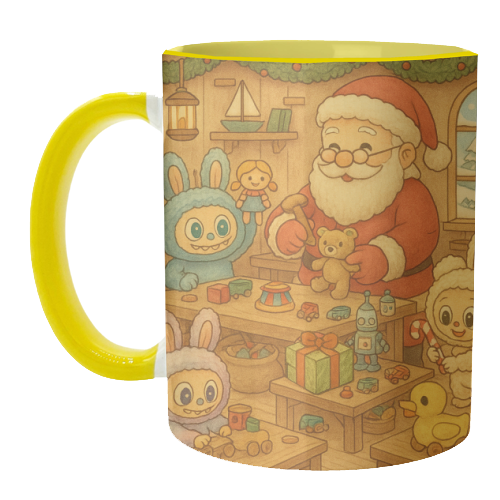 Labubu Christmas - unique mug by Ms Doodle