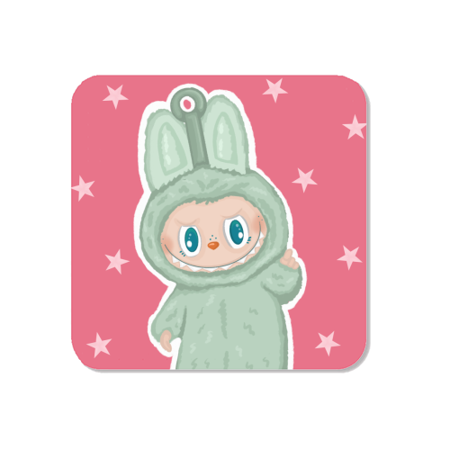 Labubu inspired Kawaii Pop Mart Little Monster - Magnet by By Rosybum